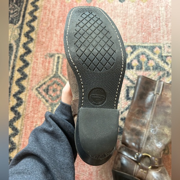 FRYE Harness 15R Brown Tall Knee High Biker Moto Motorcycle Boots - Picture 4 of 16